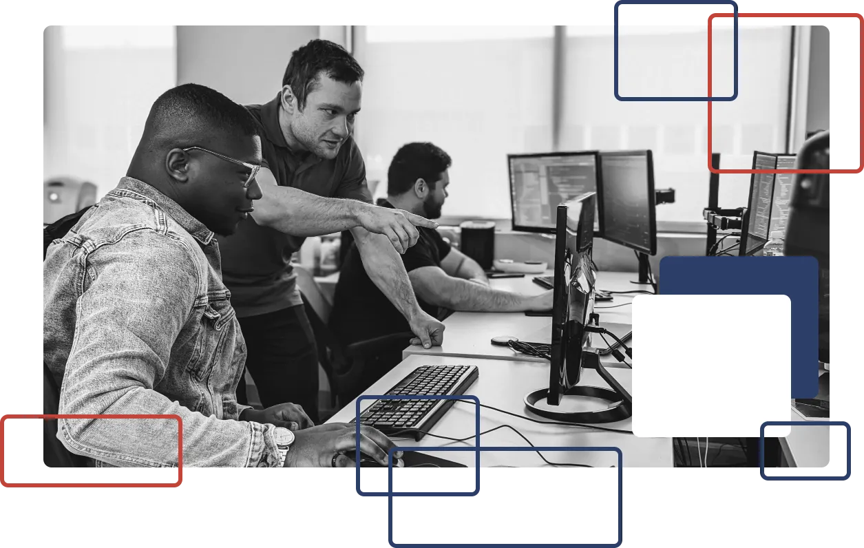 a team of Kevadiya developers are working on a project