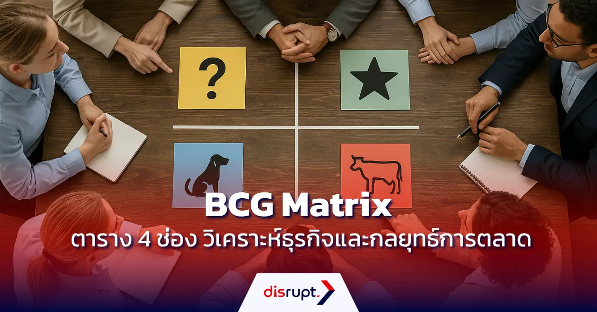 BCG Matrix ตาราง 4 ช่อง วิเคราะห์ธุรกิจและกลยุทธ์การตลาด