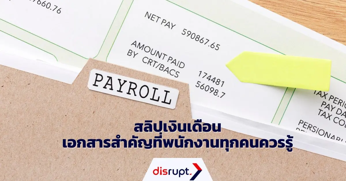 สลิปเงินเดือนคืออะไร? วิธีอ่านและใช้ประโยชน์เต็มรูปแบบ