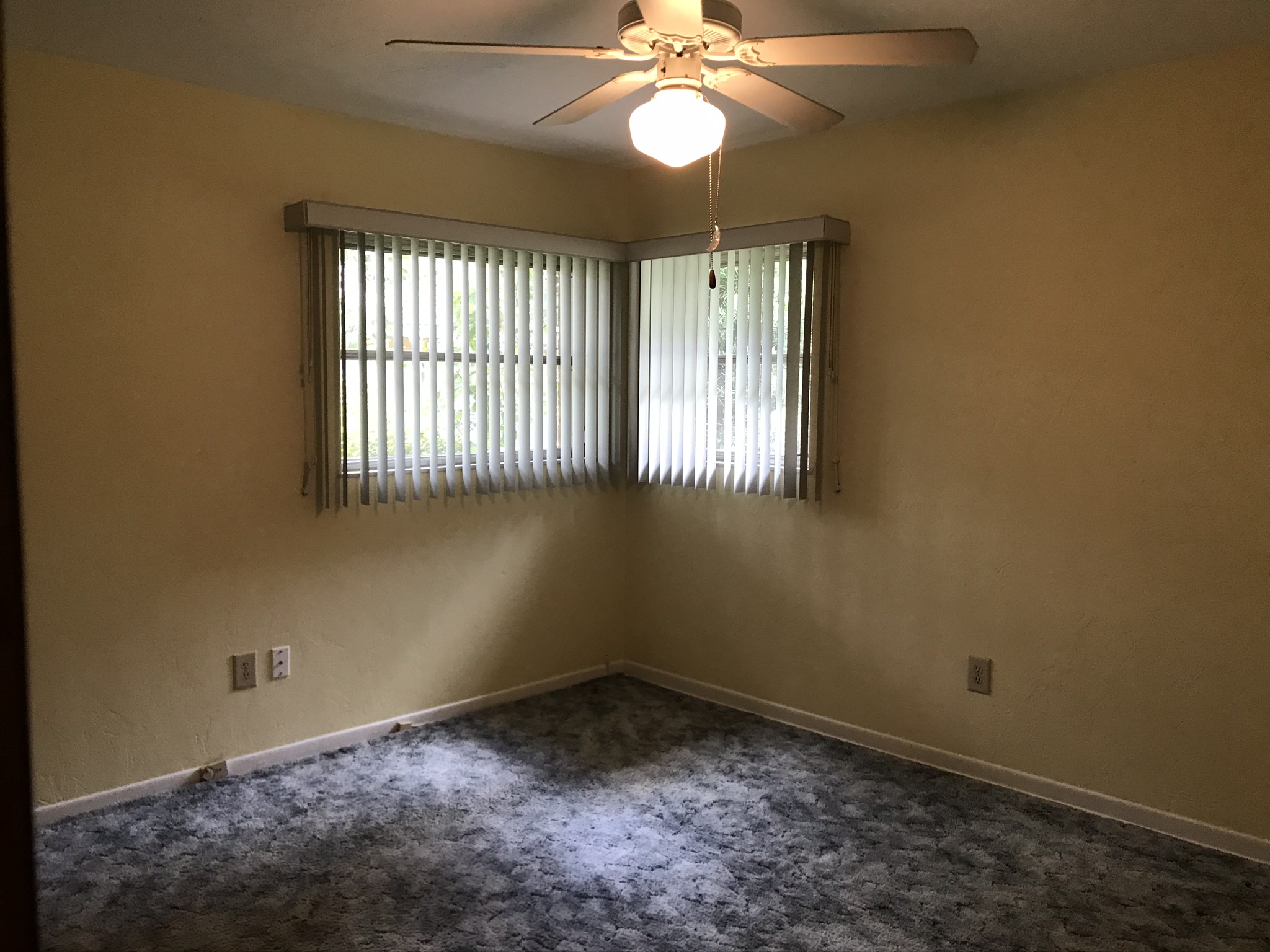 2nd bedroom with carpet
