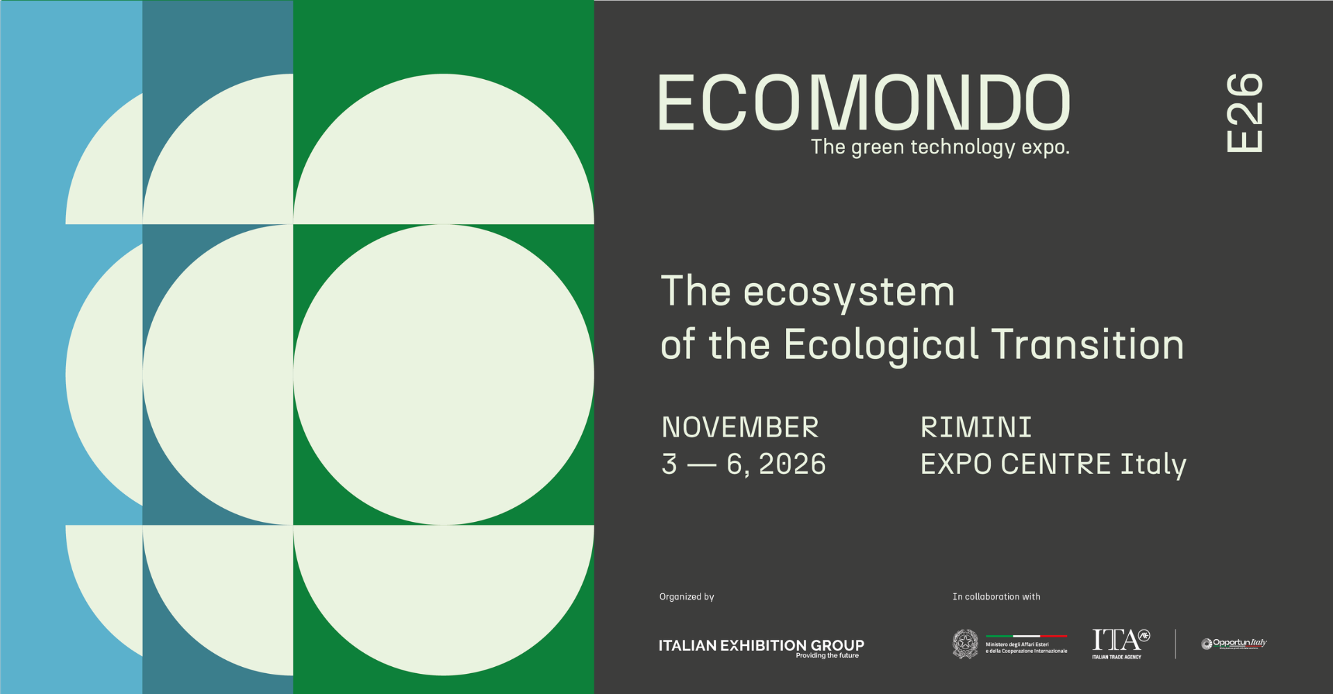 Feira ECOMONDO 2026 em Rimini