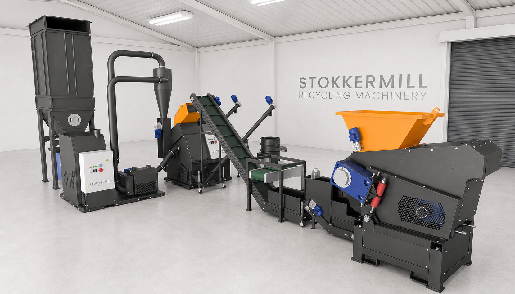 Koperkabels scheidingsmachine, koper- en aluminiumgranulaat die koper te granuleren en te scheiden van het isolerende deel, of koper van aluminium.