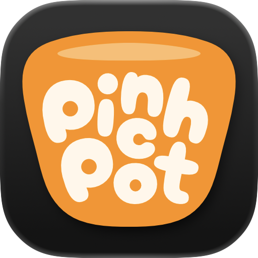 PinchPot app icon, dark mode