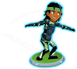 Picture of Santiago gliding