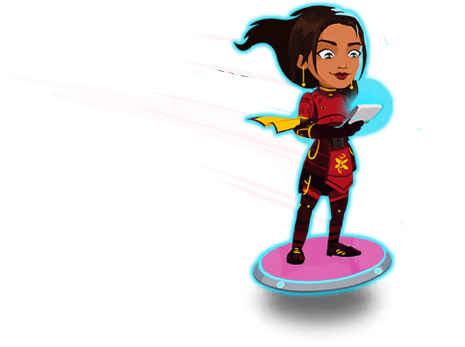 Picture of Nisha gliding