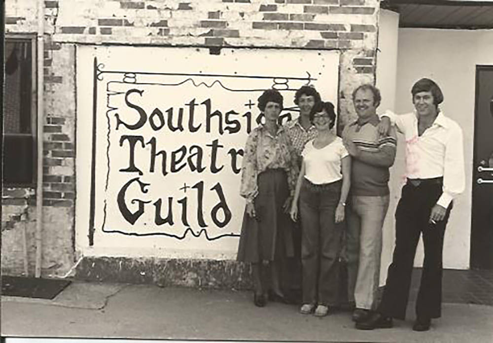 Photo of some early members/officers of STG, early 70's