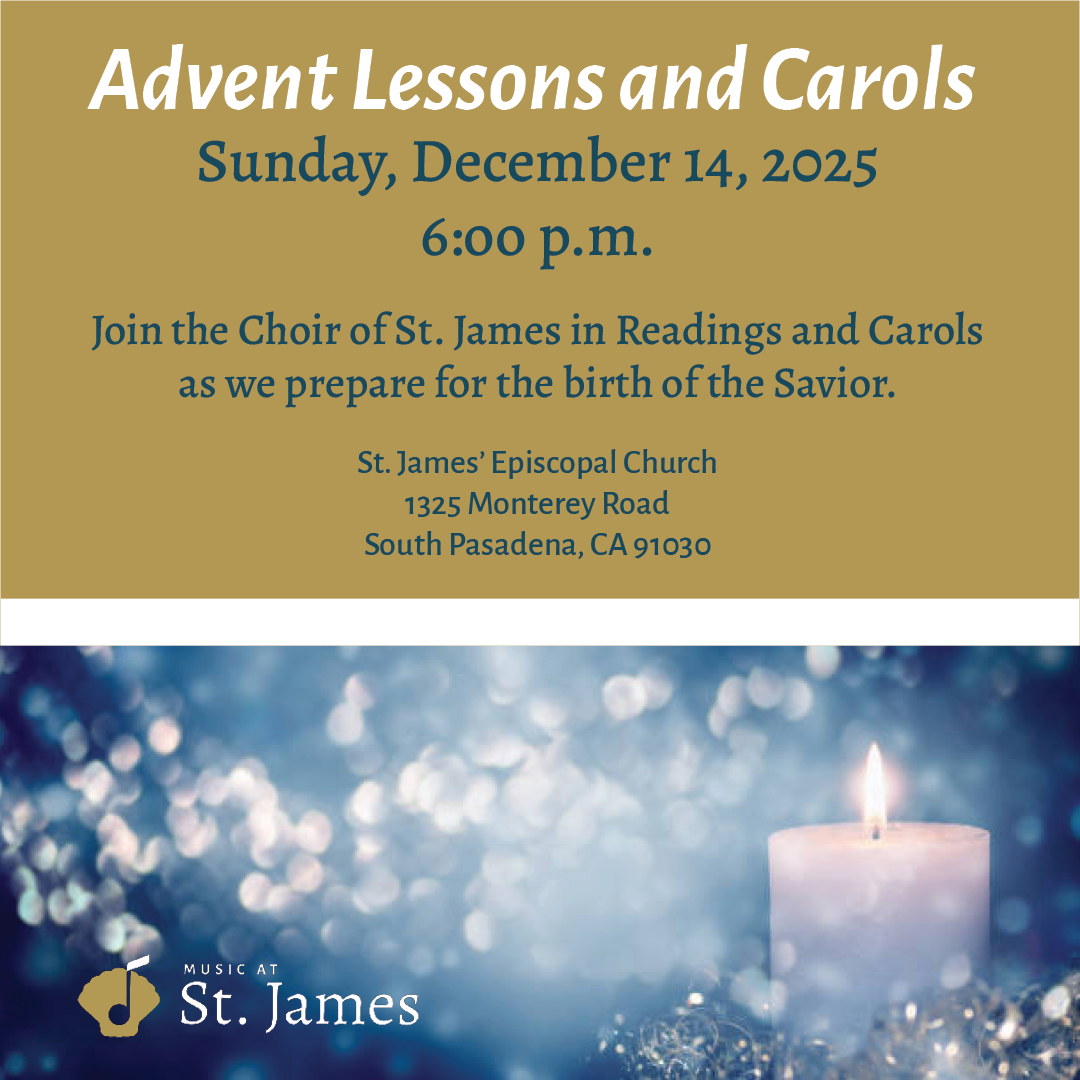 Advent Lessons and Carols - Sunday December 14