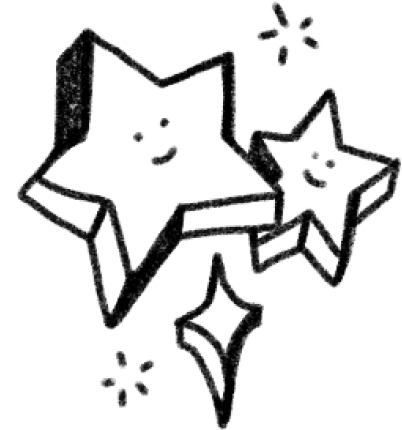 illustration of a collection of stars