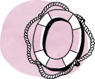 illustration of a life ring