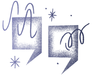 quotation mark illustration