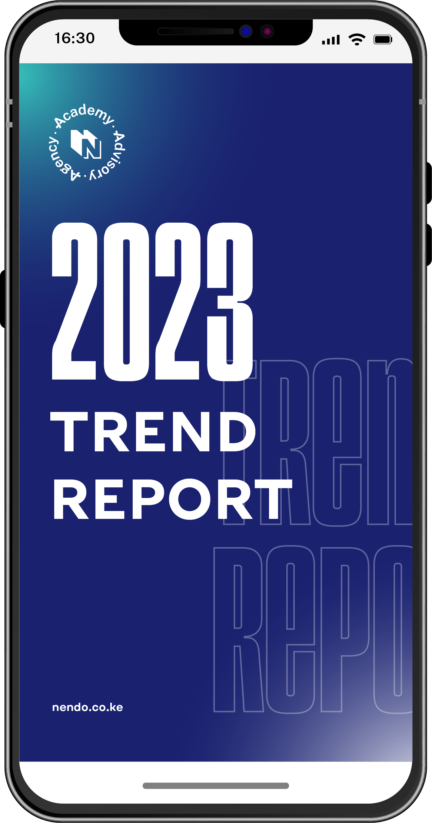 Nendo's 2023 Trend Report Mockup