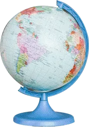 a globe on a stand