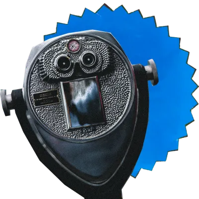 a tower viewer/coin-operated binocular