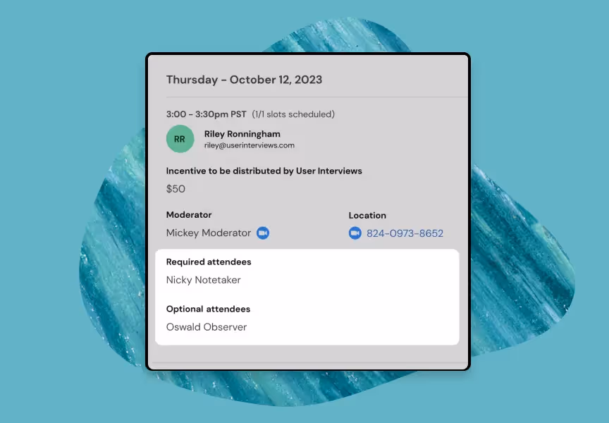 In-app screenshot of scheduling settings