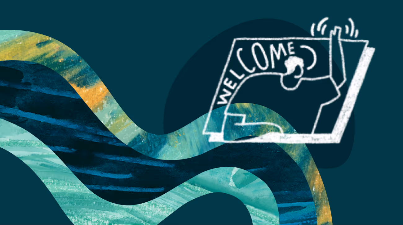 a person navigating a collage of browser windows and graphs 