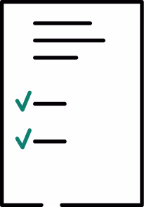 illustration of a contract