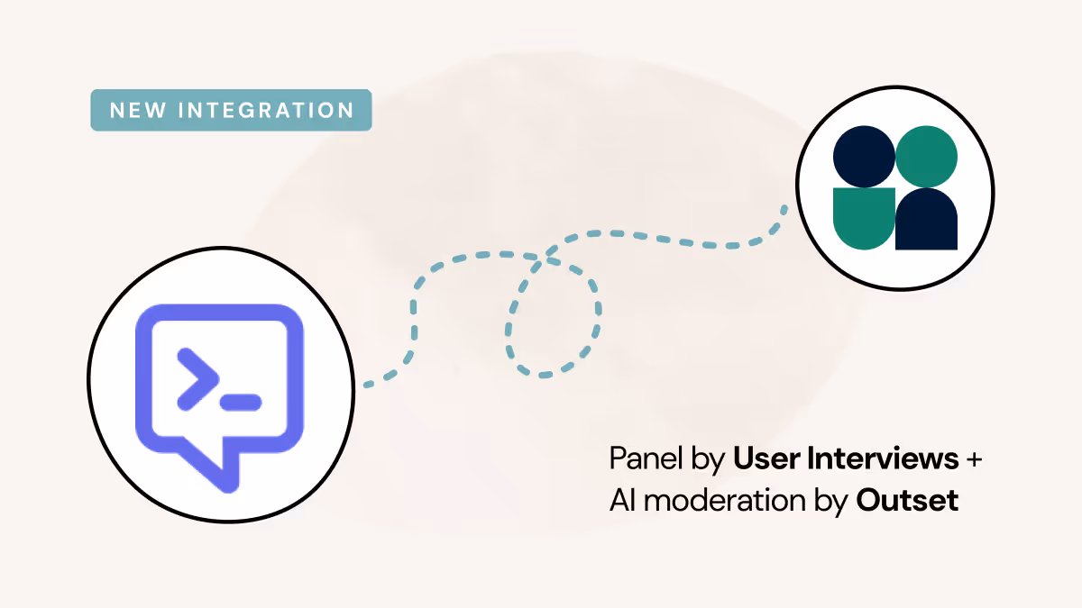 User Interviews + Outset AI