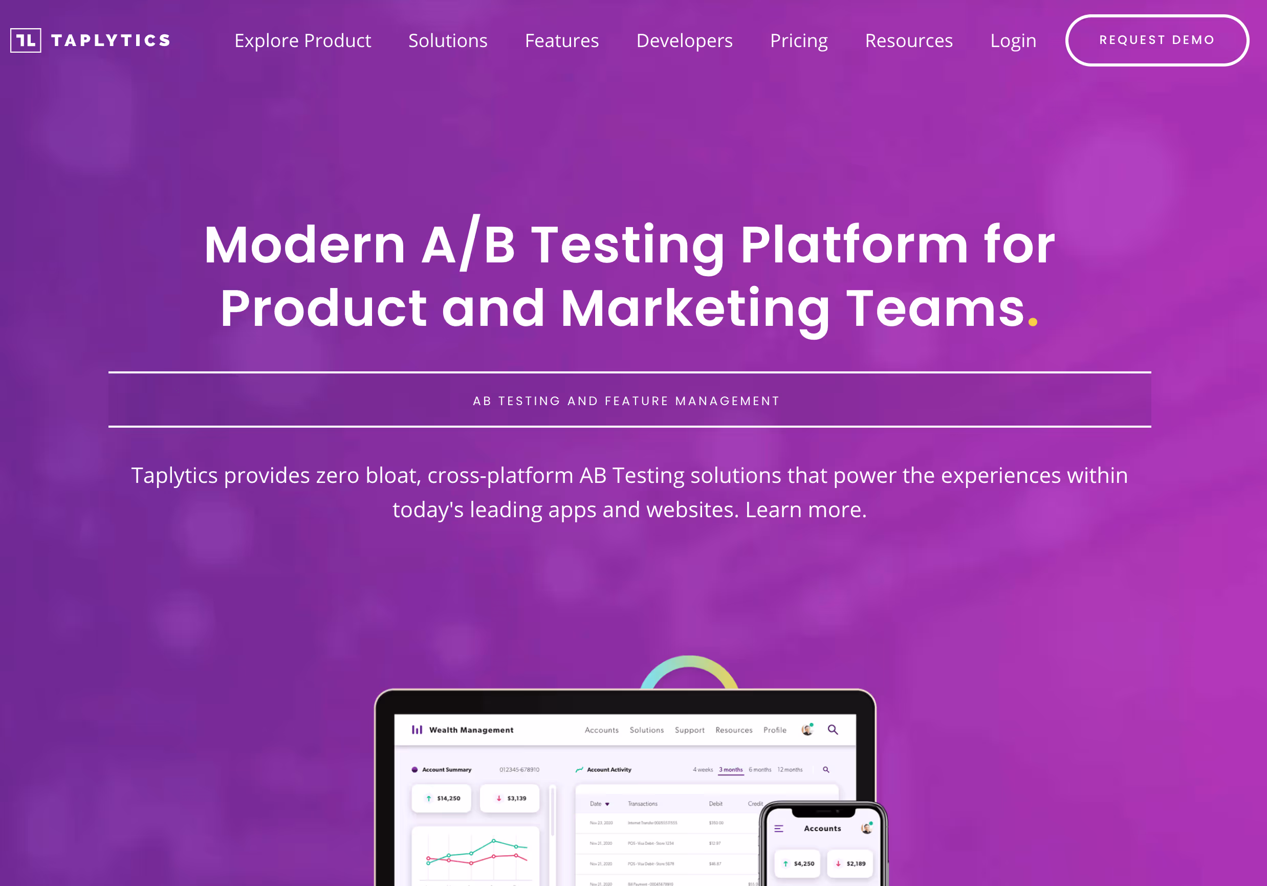 website homepage screenshot