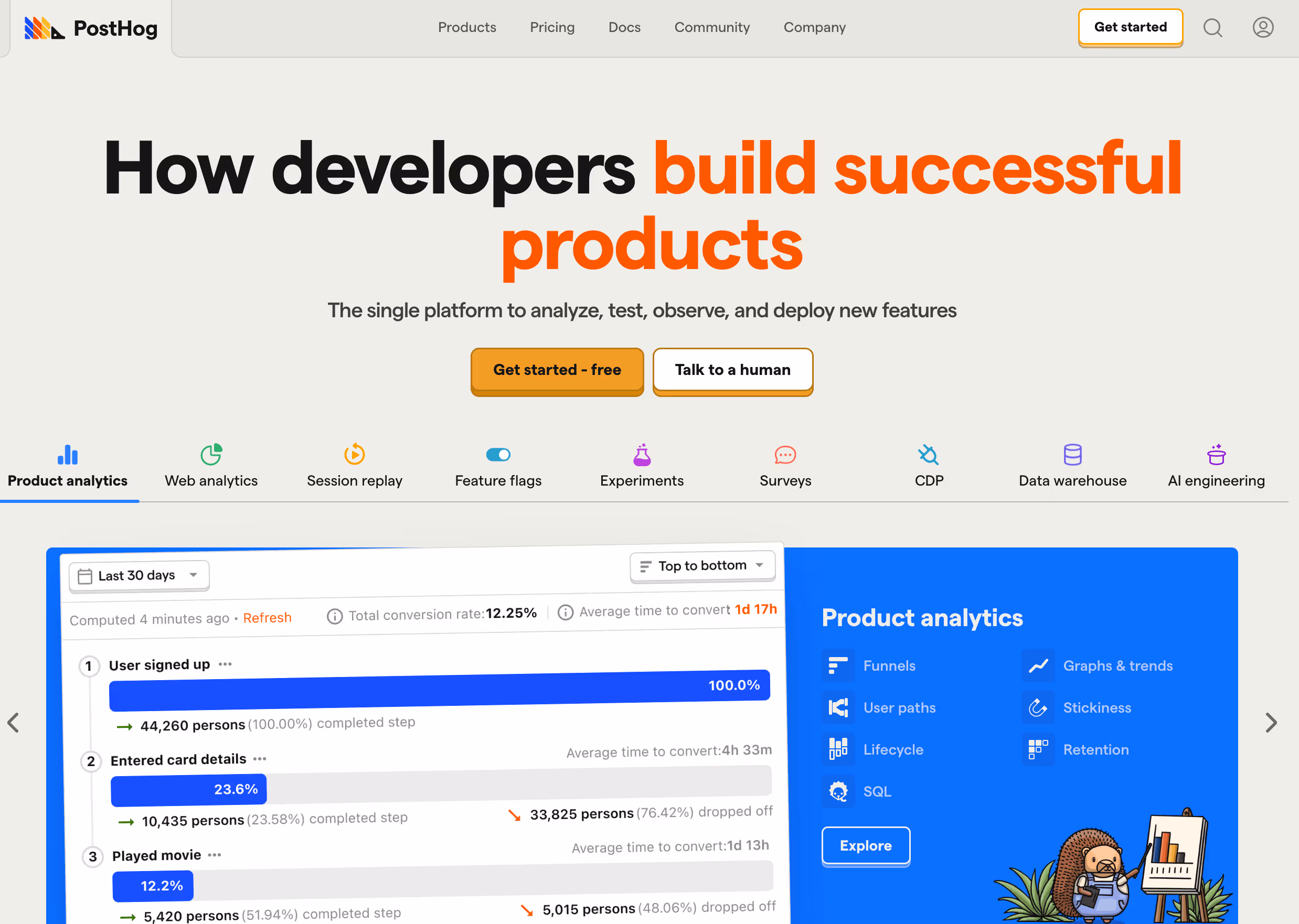 website homepage screenshot
