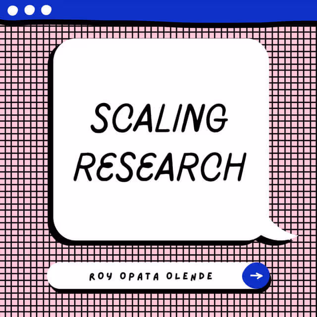 scaling research podcast cover