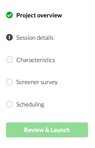 detail from our user interface