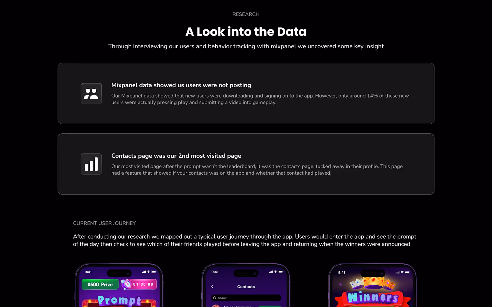 A UX research portfolio example that masters storytelling