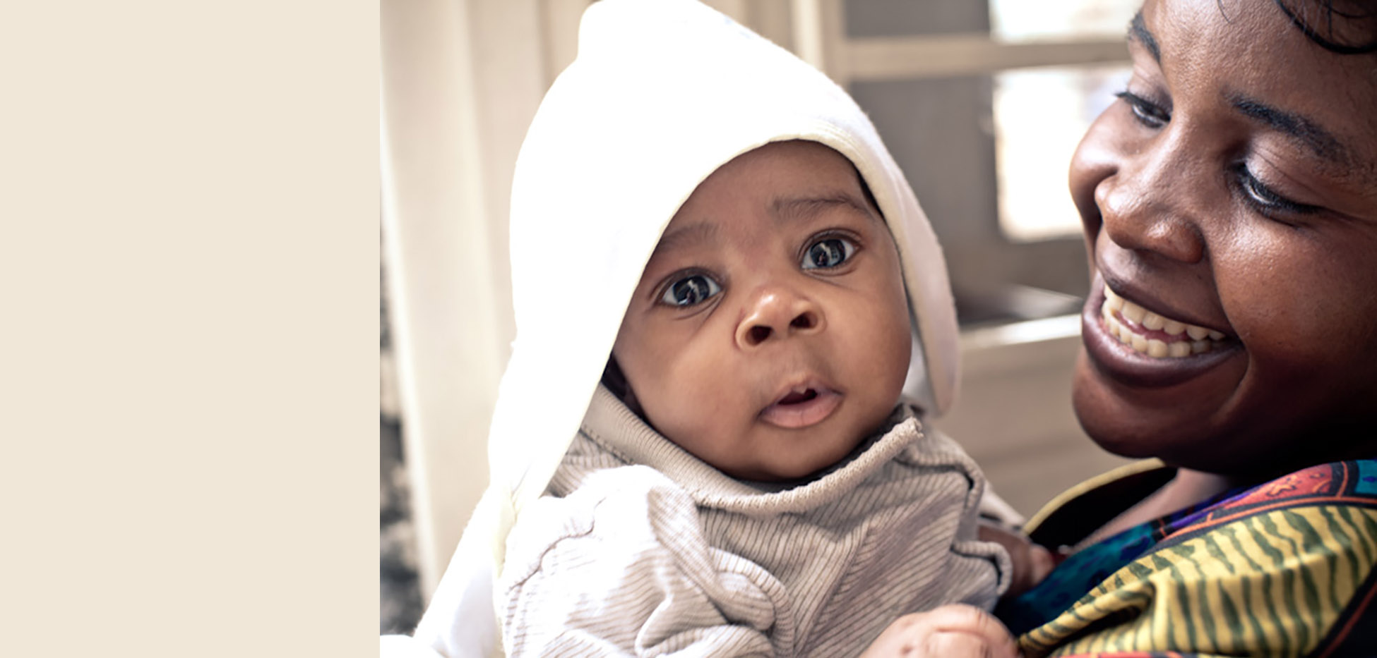 Congolese boy smiling