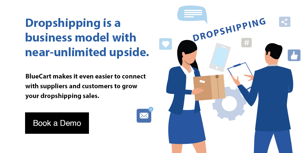 bluecart demo for dropshipping and ecommerce businesses