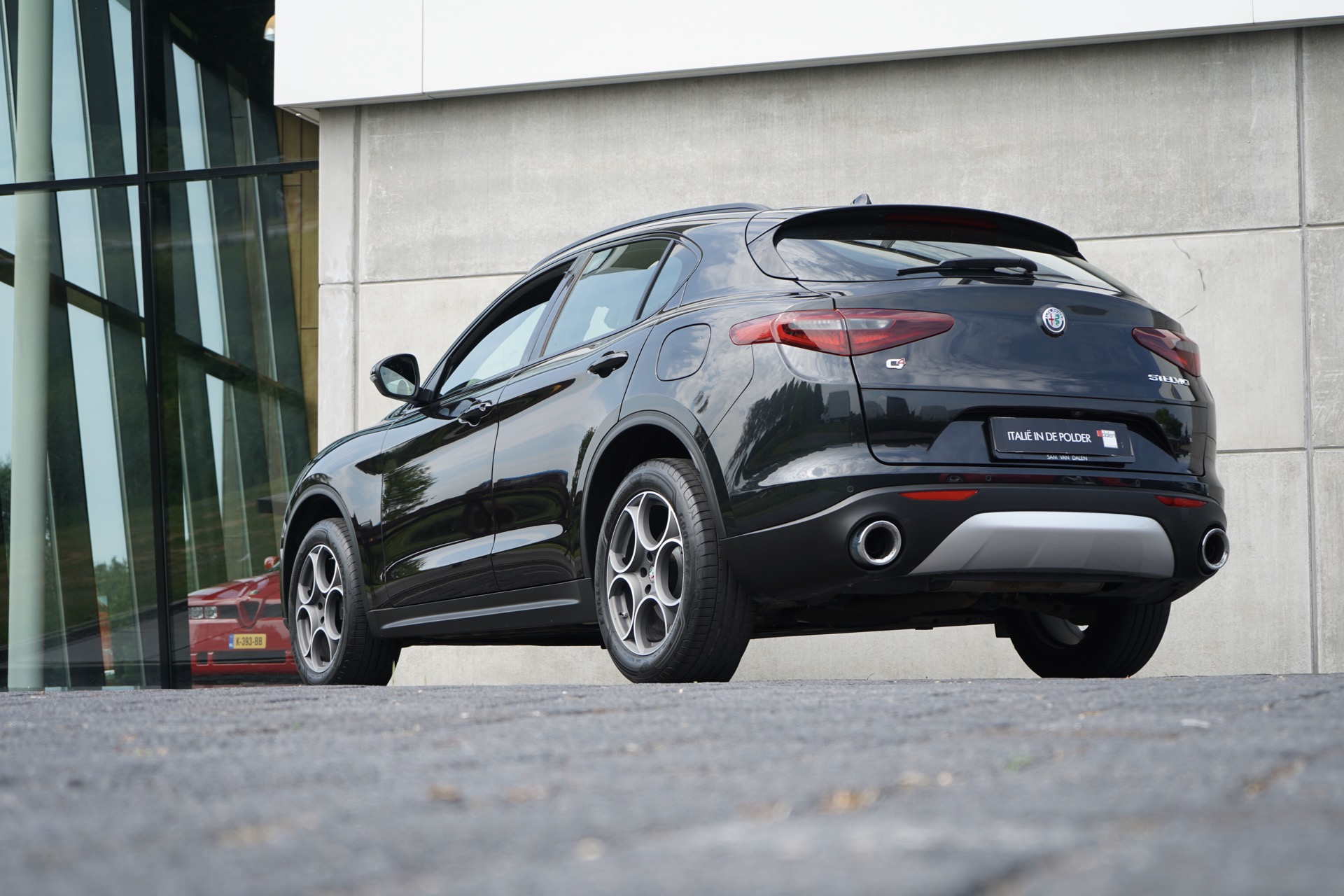 Originele einddemper Alfa Stelvio