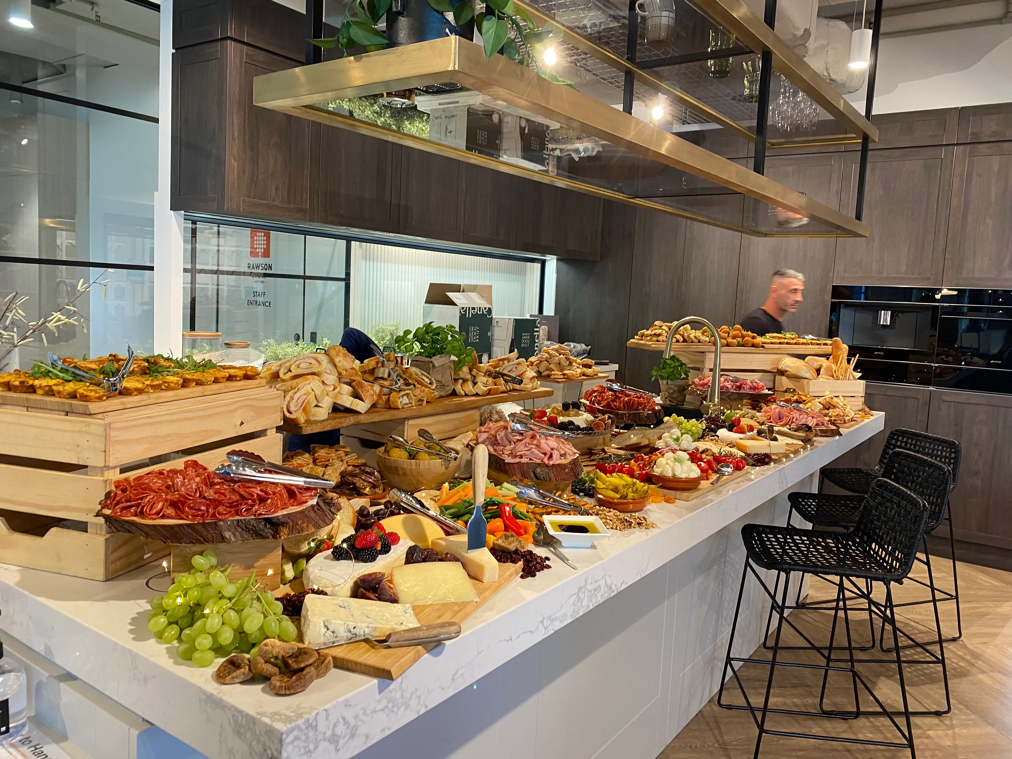 Pizza Picchio Italian antipasto table for a Sydney wedding