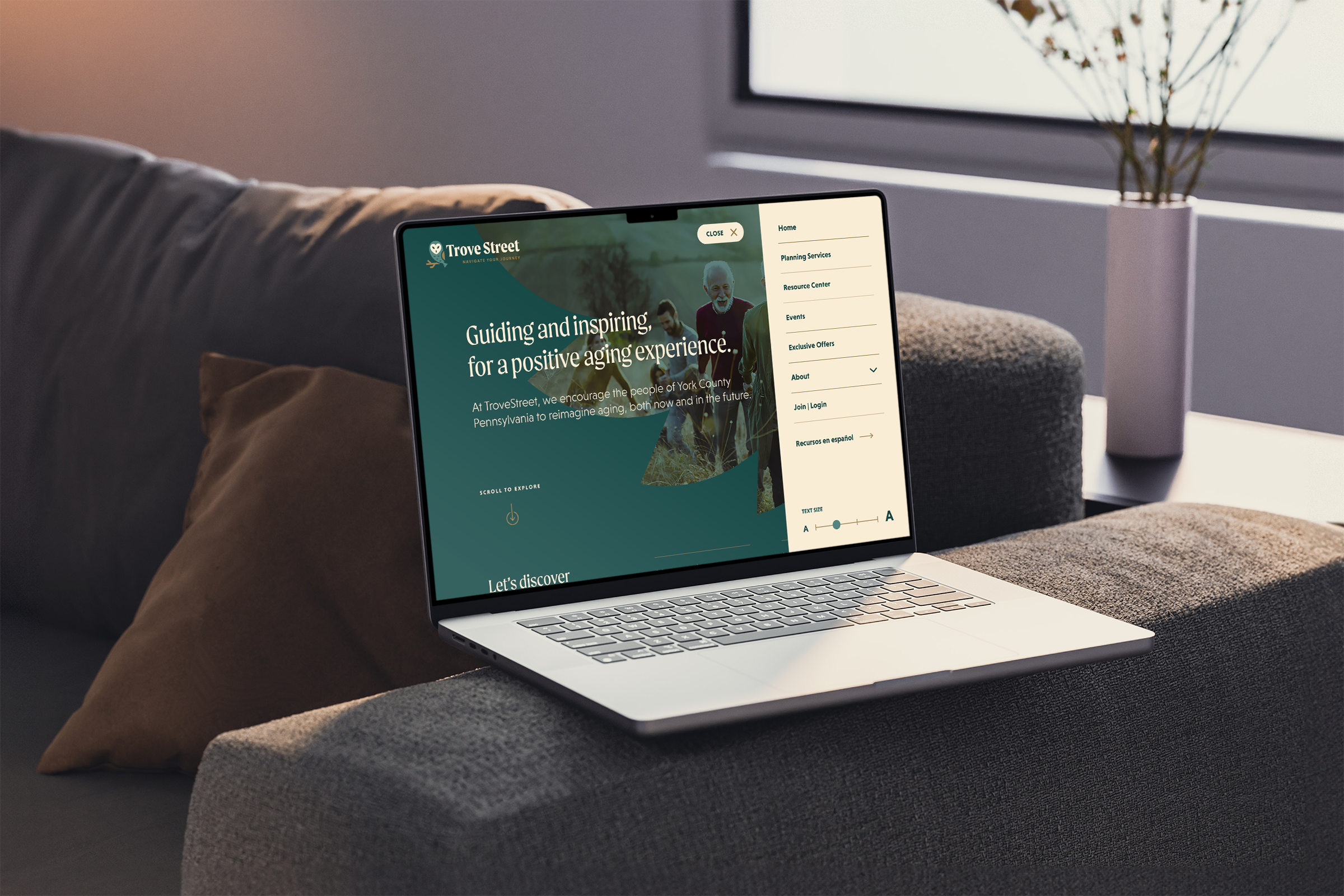 TroveStreet Menu Open