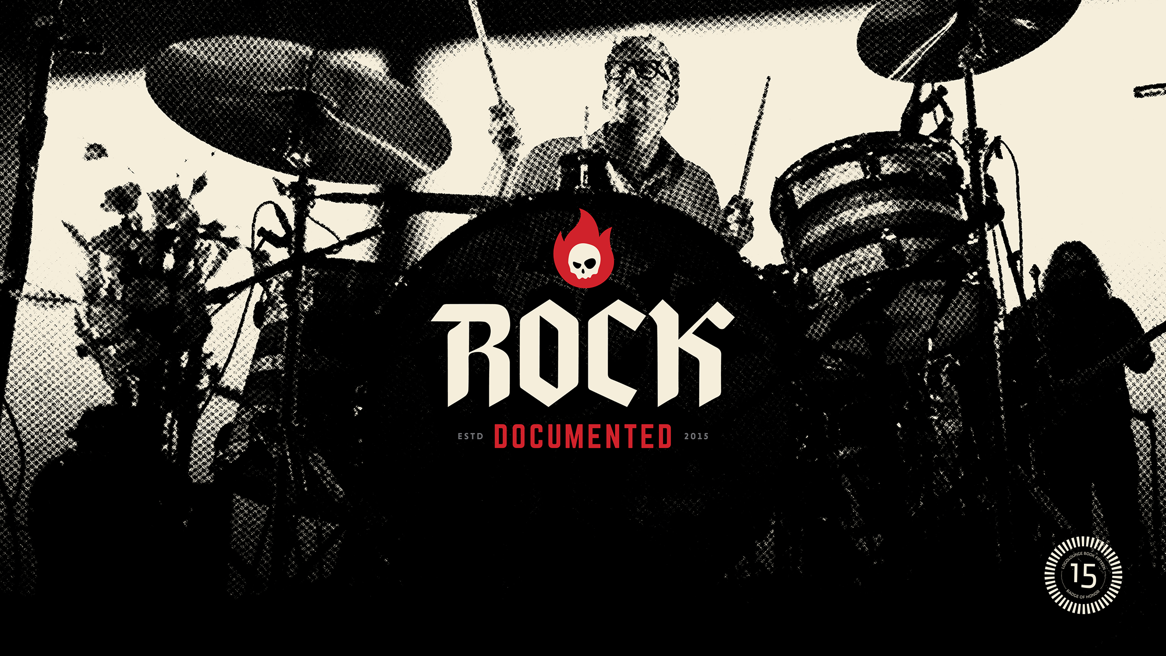 Rock Documented Halftone Tagline