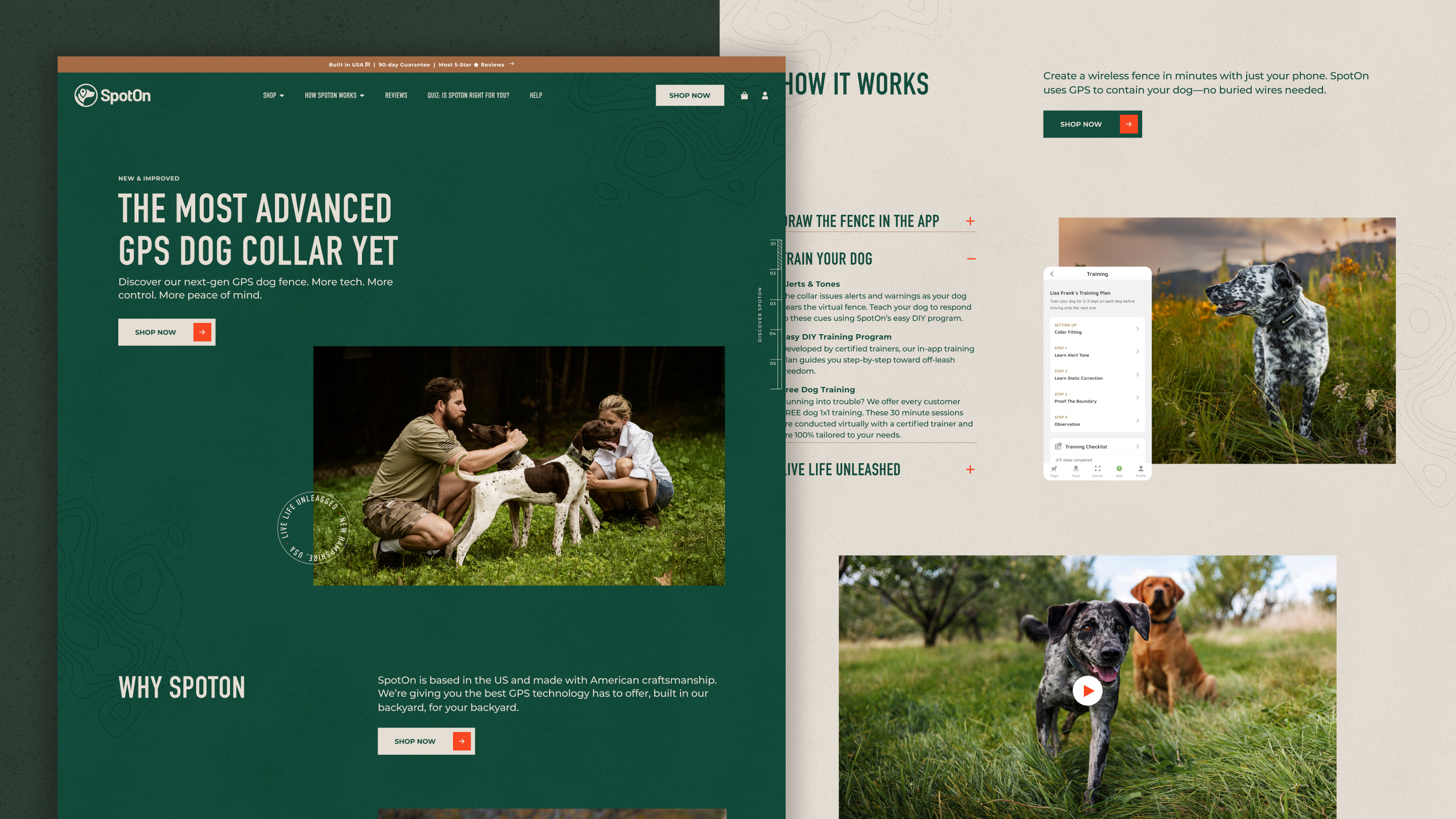 SpotOn Home Page Design