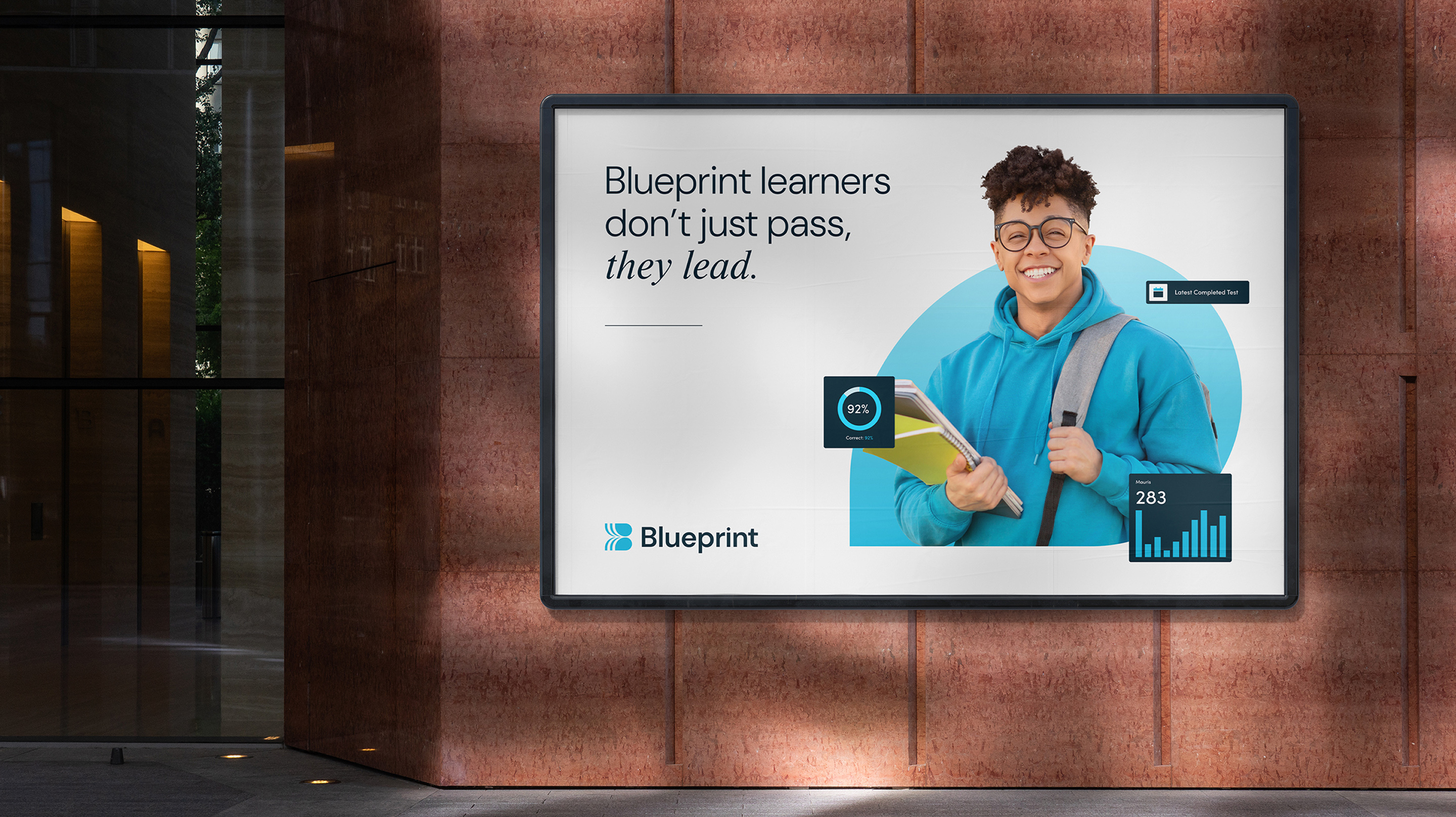 Blueprint Horizontal Board Mockup