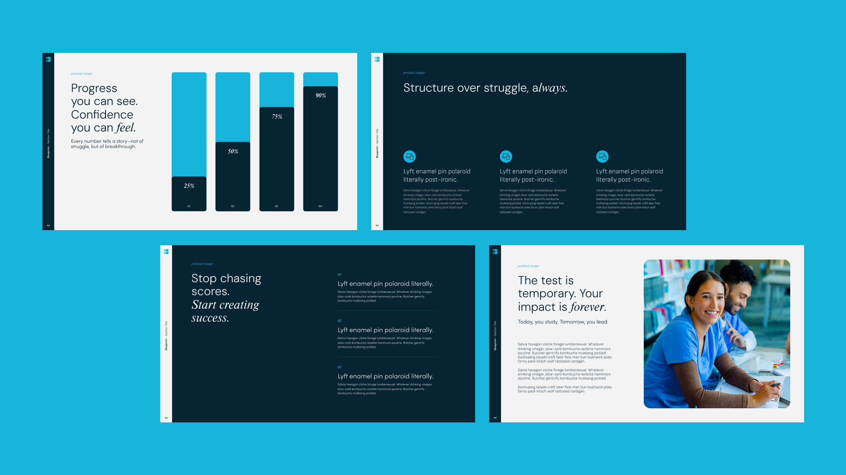 Blueprint Slide Deck Examples
