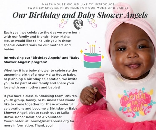 Introducing our "Birthday and Baby Shower Angels" program!