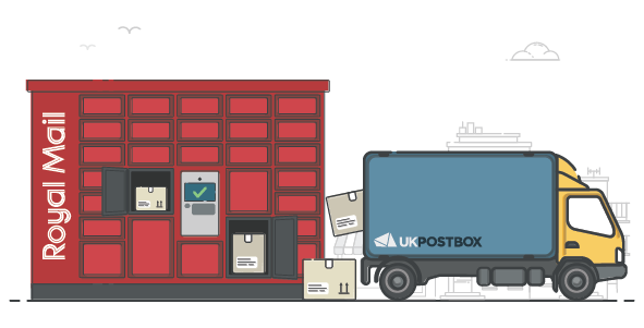 Forward parcels and letters to Royal Mail Parcel Lockers using UK Postbox