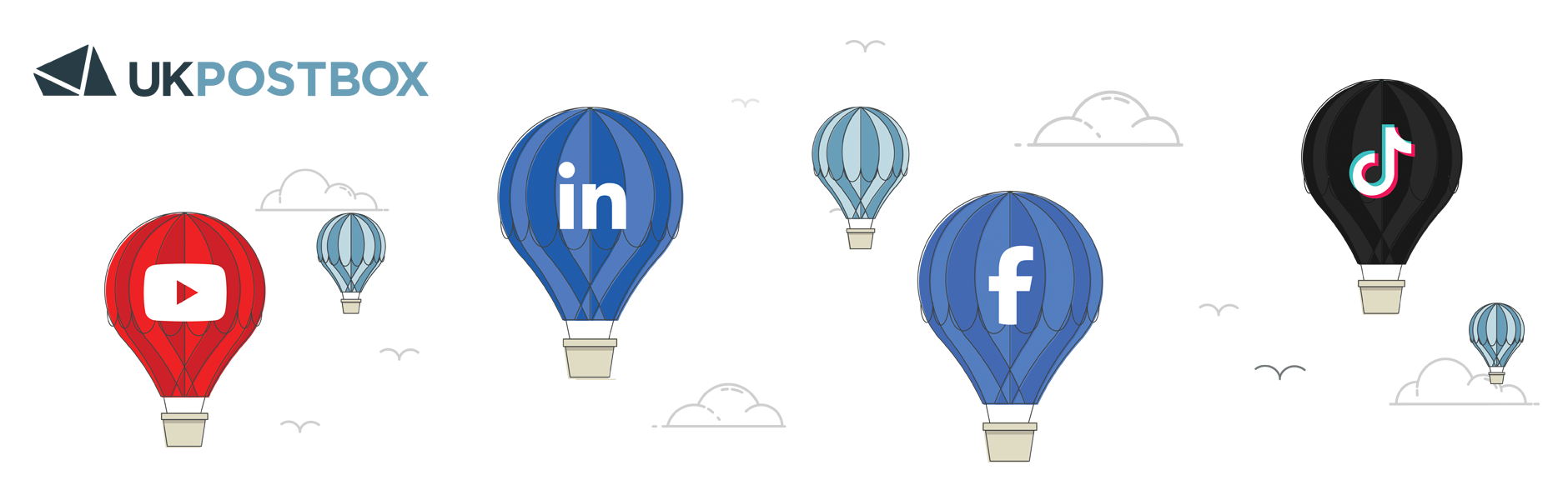 UK Postbox social channels - New Facebook, TikTok and YouTube, LinkedIn and more 