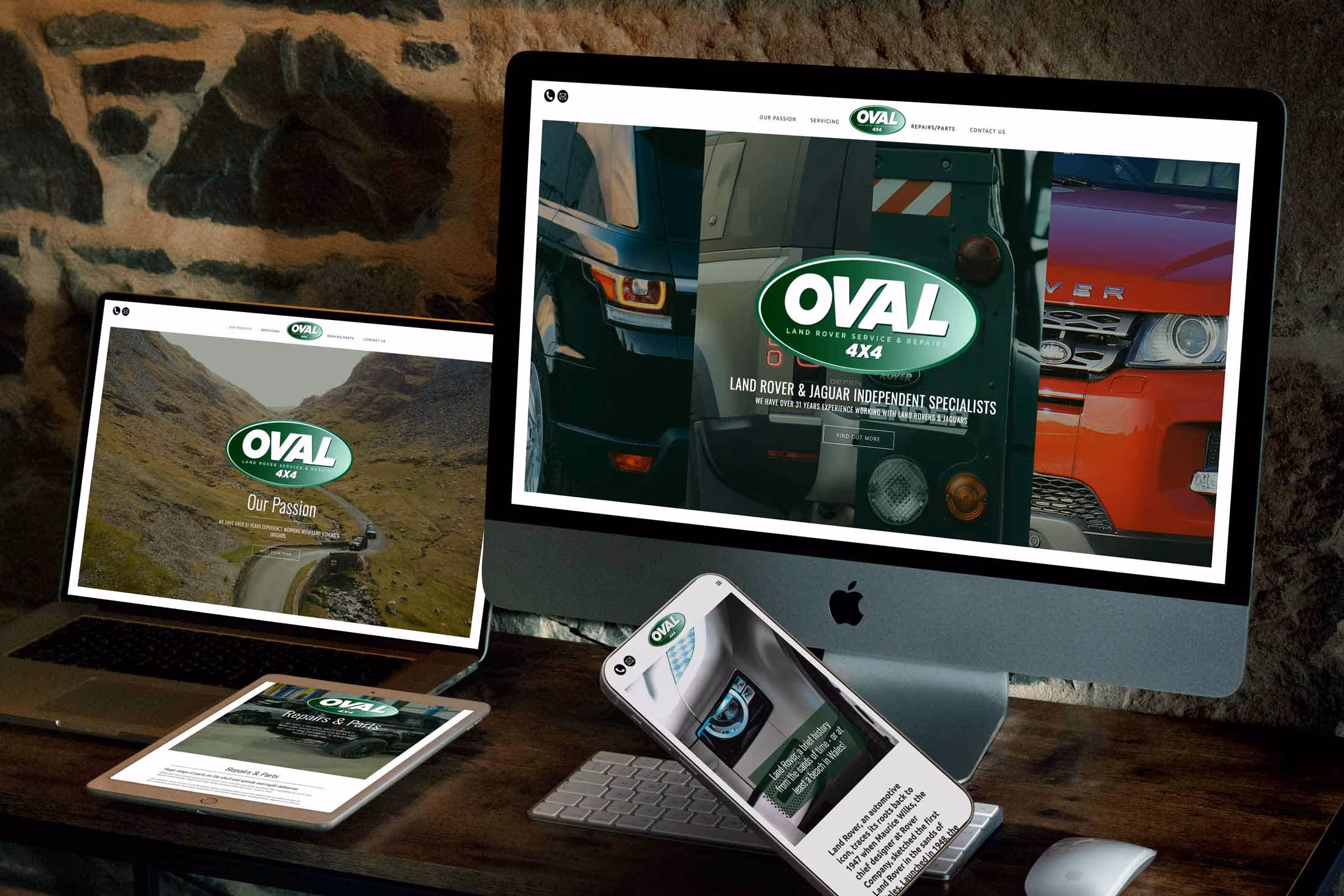 Oval 4x4 Jaguar Land Rover Specialists