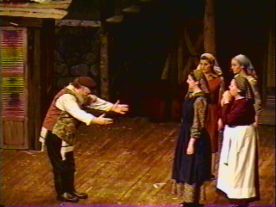 Marshall Hitch, Melody Koppe and the cast of Fiddler on the Roof