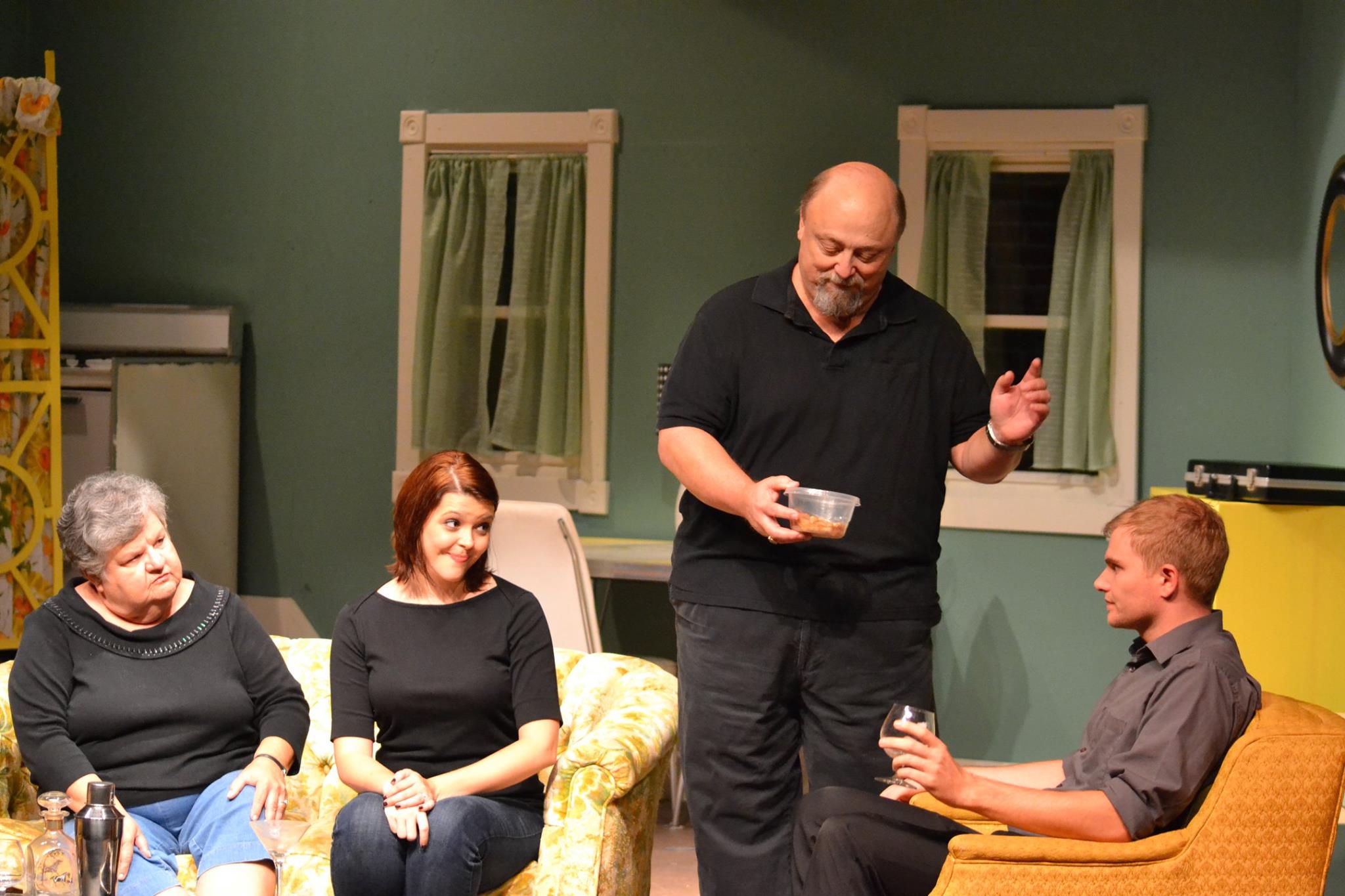 Jill Lucas, Jacki Harrell, Keith Williams, Jonathan Harrell (Rehearsal photo)