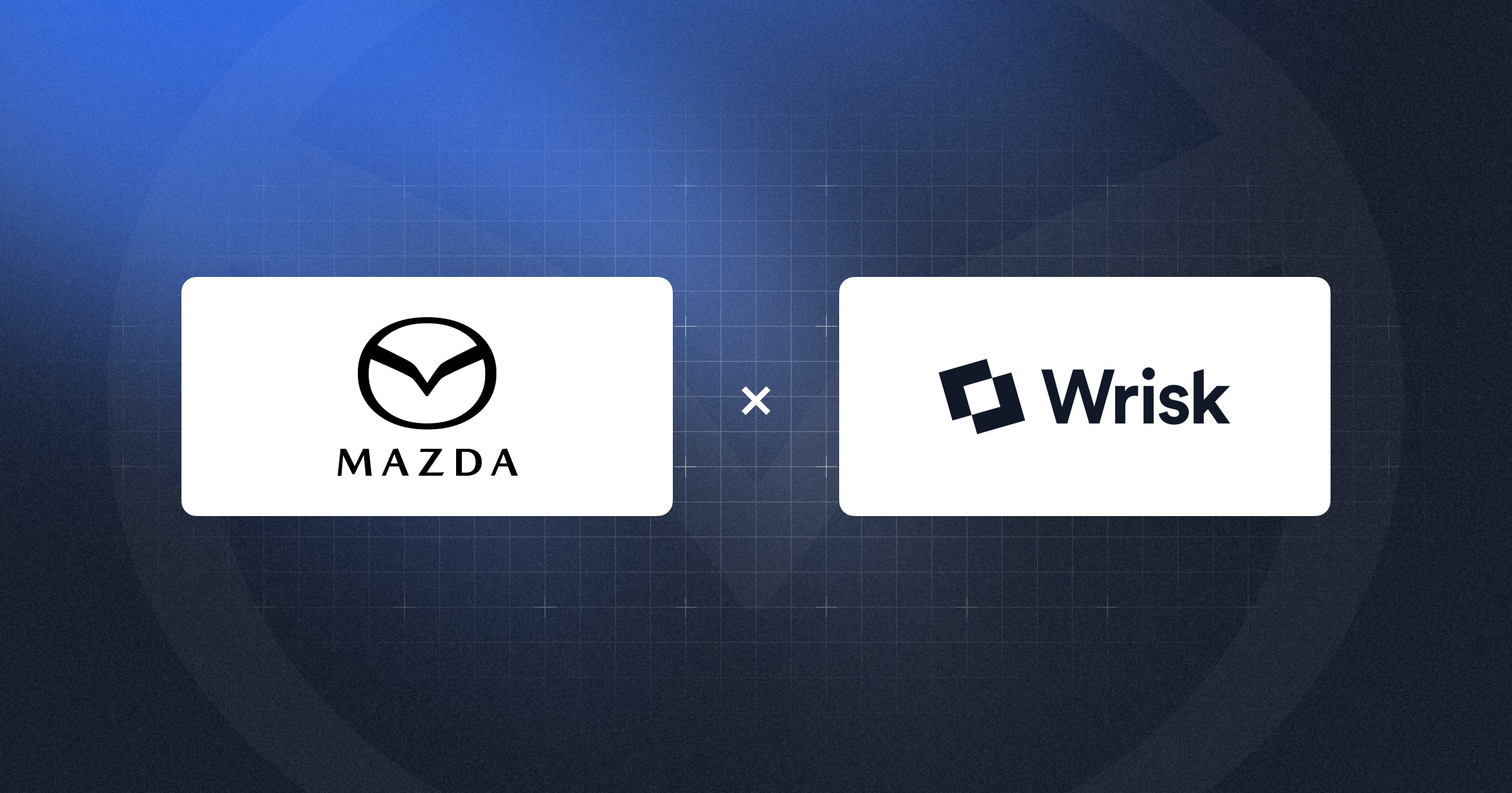 Mazda and Wrisk partnership