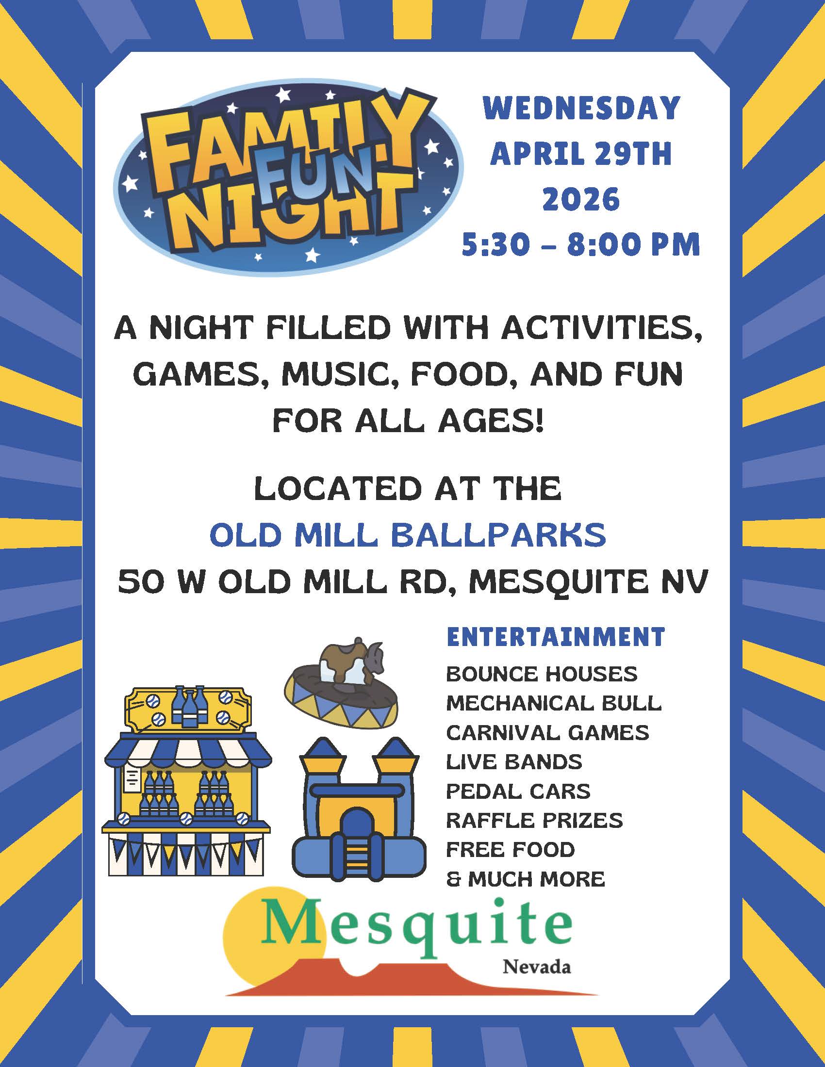 Family Fun Night - April 29, 2026