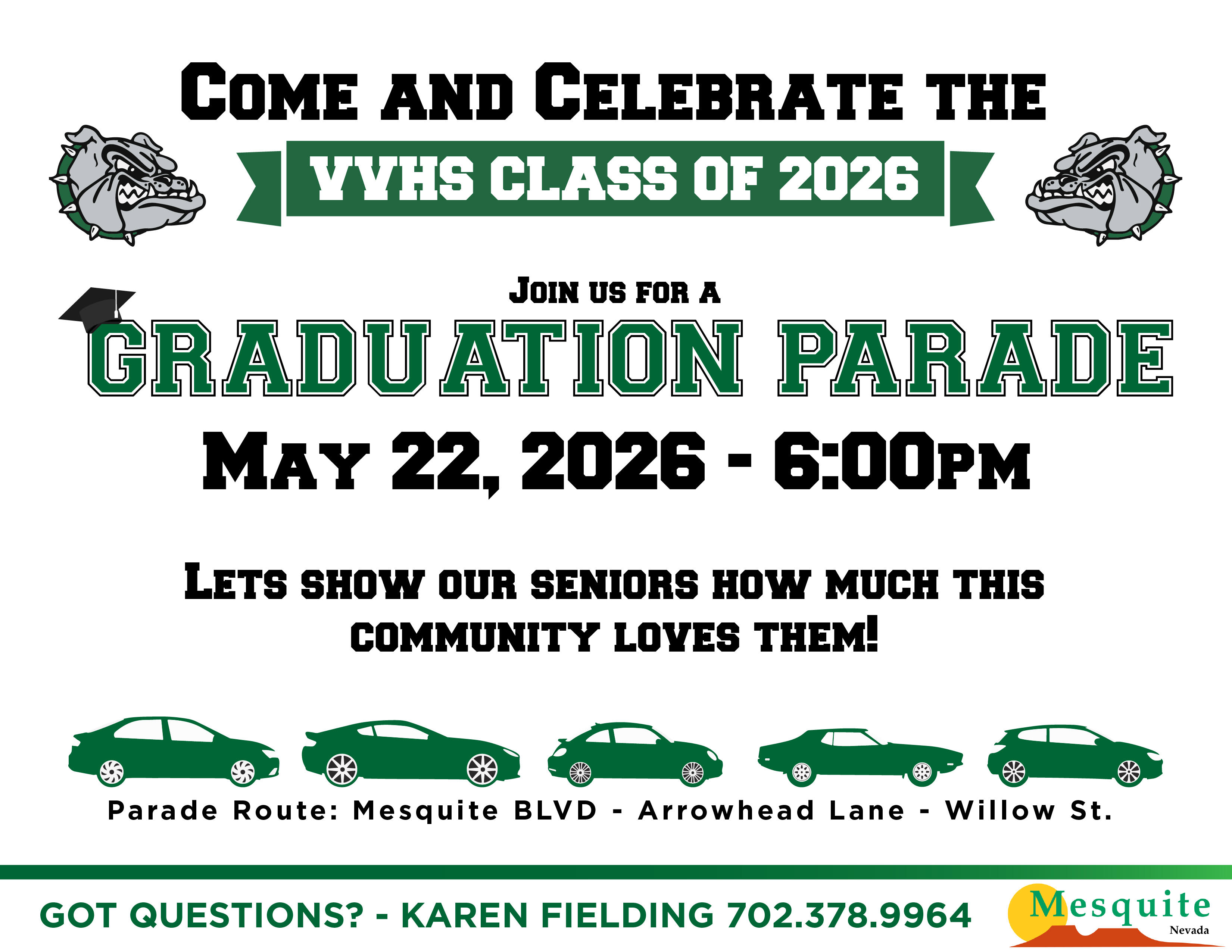 Graduation Parade - May 22, 2026 - 6pm