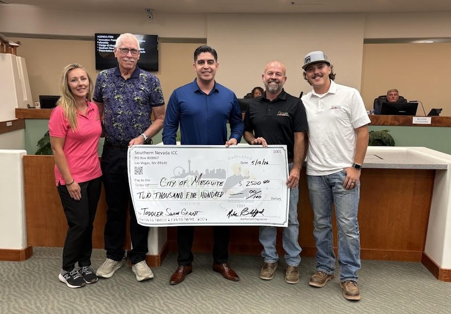 $2,500 donation to the City of Mesquite for FREE swim lessons for toddlers and children up to 4 years old.