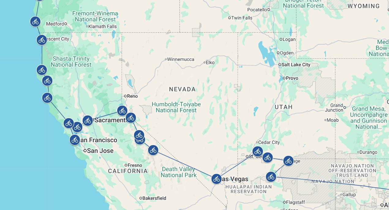 Bike Route Map