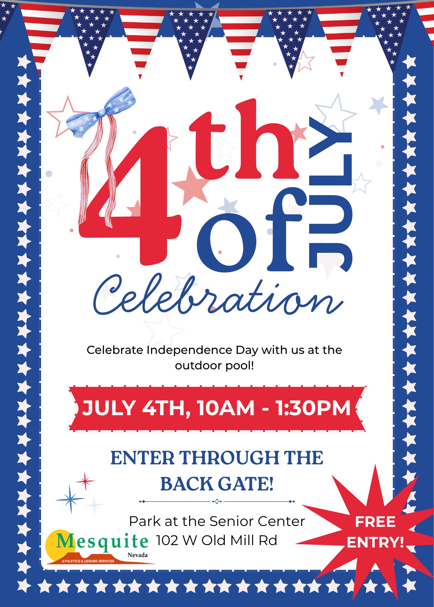 4th of July - FREE SWIM DAY
