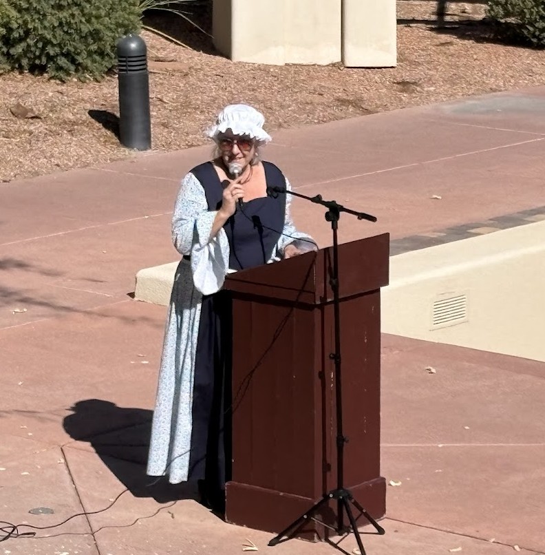 DAR & SAR had a public reading event of the Declaration of Independence on July 8, 2026 at City Hall