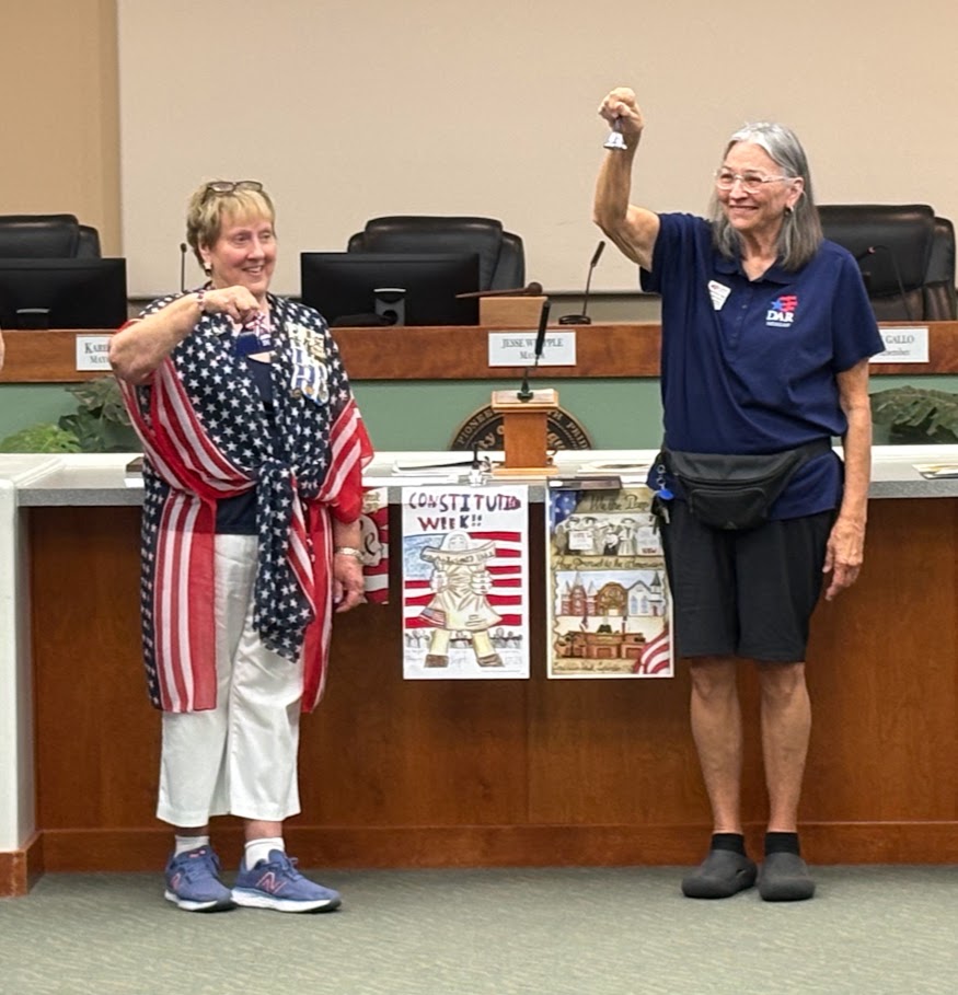 Annual tradition of ringing the bells across America! Sept 17th at City Hall Chambers was a great event!