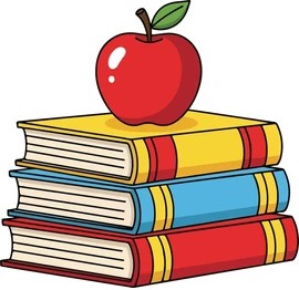 Education - books and apple